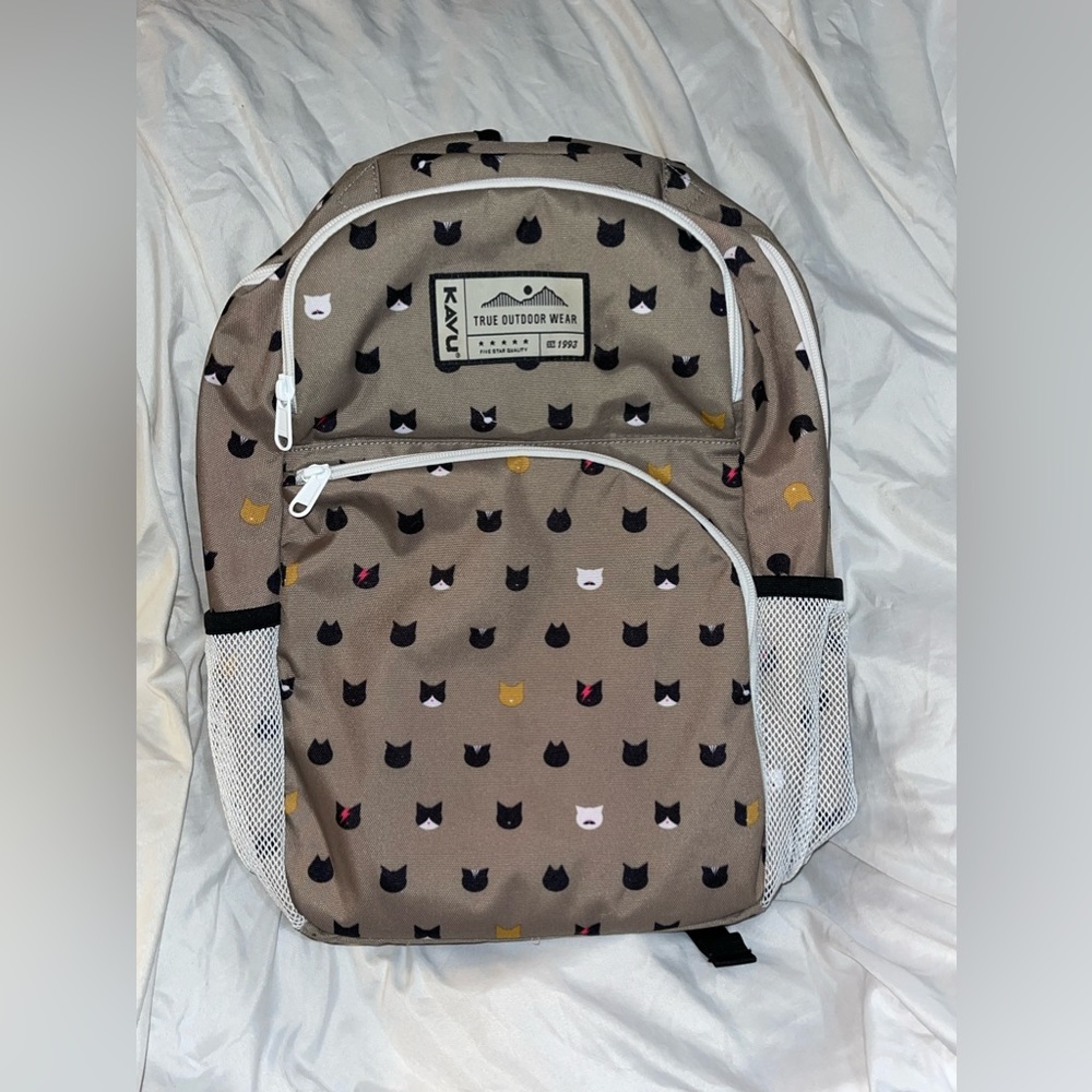 KAVU Cattitude Packwood Backpack !Rare!